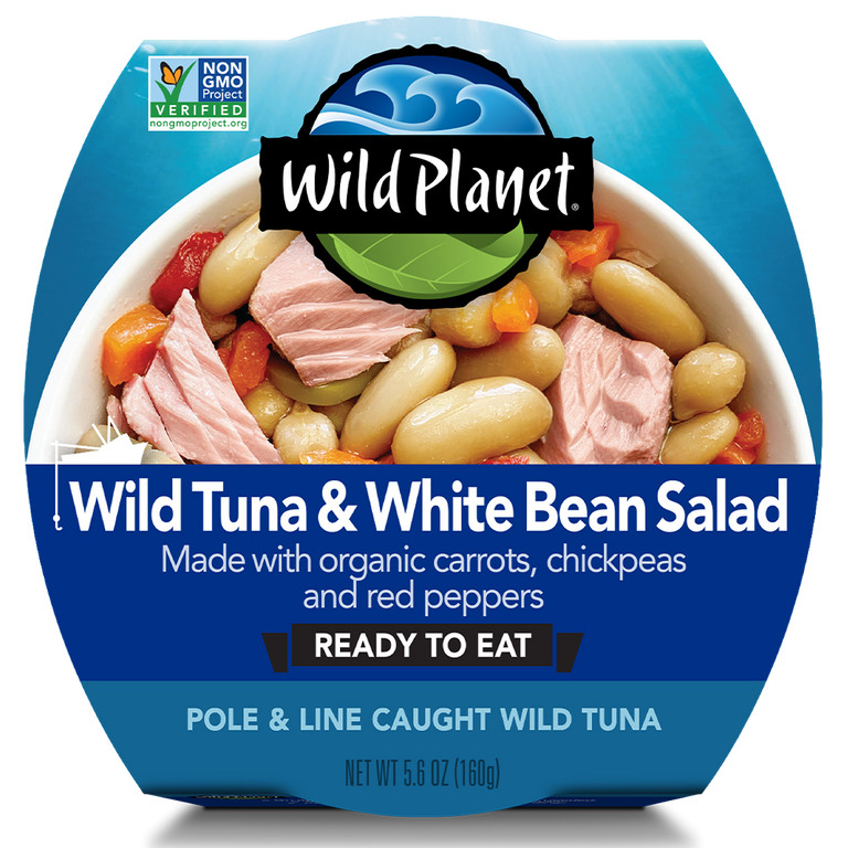 Wild Planet Salad Tuna White Bean 5.6 oz (Pack of 9)