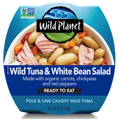 Wild Planet Salad Tuna White Bean 5.6 oz (Pack of 9)
