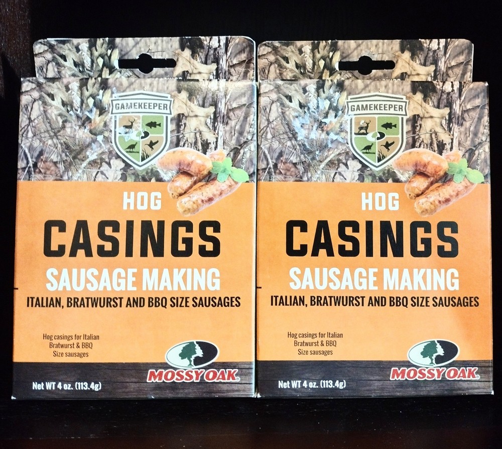 Mossy Oak® Gamekeeper Hog Casings Sausage Making Lot Of 2 New