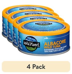 (3 pack) WILD PLANET – Wild Albacore Tuna 5OZ, Shelf-Stable