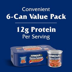 Hot & Spicy Vienna Sausage Canned Meat 12g Protein Per Serving 4.6 oz Can Pack