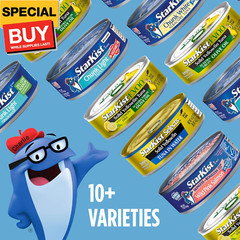 Selects Solid Light Tuna in Water Can, Tuna in Water , 4.5 Ounce (Pack of 12)