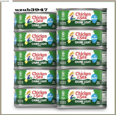 Chicken of the Sea Chunk Light Tuna in Water 5 oz. Can Pack of 10
