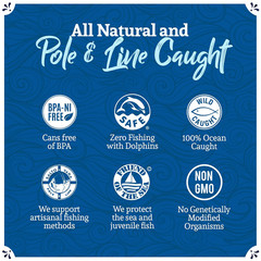 Santo Amaro – Artisanal Wild Tuna Fish in Spring Water, Pole & Line Wild Caught