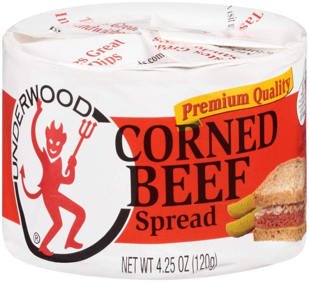 Underwood Corned Beef Spread 🥪 4.25 Ounce (Pack of 12)