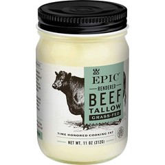 Rendered Grass Fed Beef Tallow, 11 oz (312 g) – EPIC