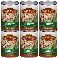 All Natural Canned Turkey – Fully Cooked, Gluten Free, 14.5 oz – Family Pack of