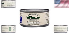 Chopped Clams in 6.5 oz. Can – All-Natural, Preservative-Free Seafood Delight
