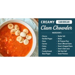 Snow’s Chopped Clams in Clam Juice 6.5 oz x 4 cans