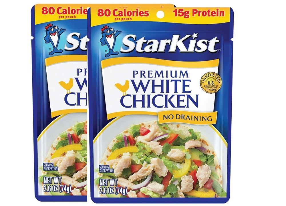 StarKist Premium White Chicken – 2.6 oz Pouch (Pack of 2)