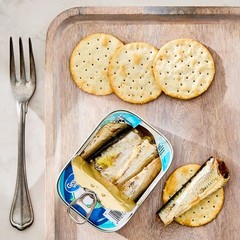 Sardines in Water Canned Fish 6 Pack 3.75 oz Healthy Protein Snack