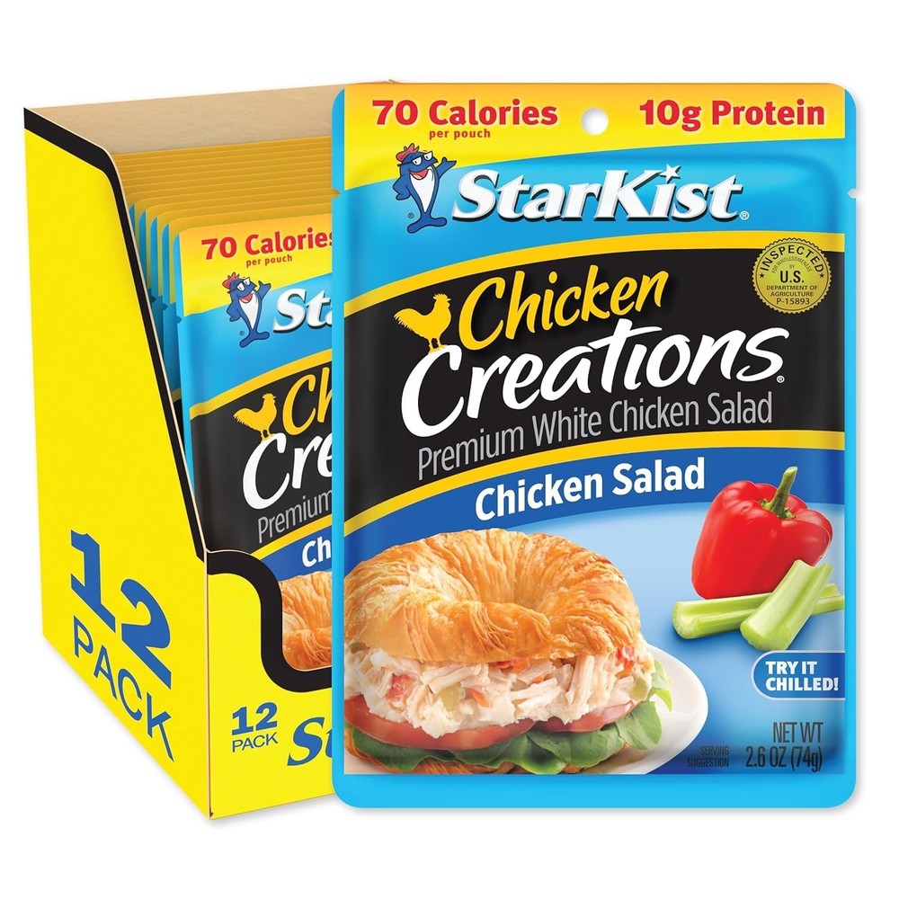 StarKist Chicken Creations Chicken Salad 2.6 oz Pouch (Pack of 12)
