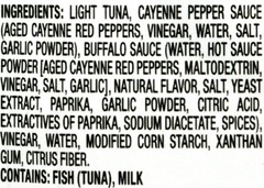 Starkist Tuna Creations Bold HOT BUFFALO Seasoned Cayenne Pepper 2.6 oz 6 Pack