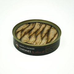 Smoked Brisling Sardines in Olive Oil – Wild Caught, Kosher, 5.6 oz, Pack of 10
