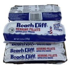 12 Wild Caught Herring Beach Cliff Kippered Snacks 3.53 Oz Can Sardines BB5/2026