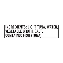 Chunk Light Tuna in Water, Wild Caught, 20G Protein, 5 Oz, 4 Cans