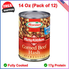 Mary Kitchen Hash Corned Beef Hash 14 oz 8 Pack, Fully Cooked, Ready To Serve