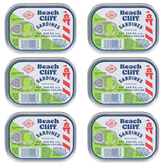 Wild Caught Sardines in Soybean Oil, 3.75 Oz Can – 13G Protein Per