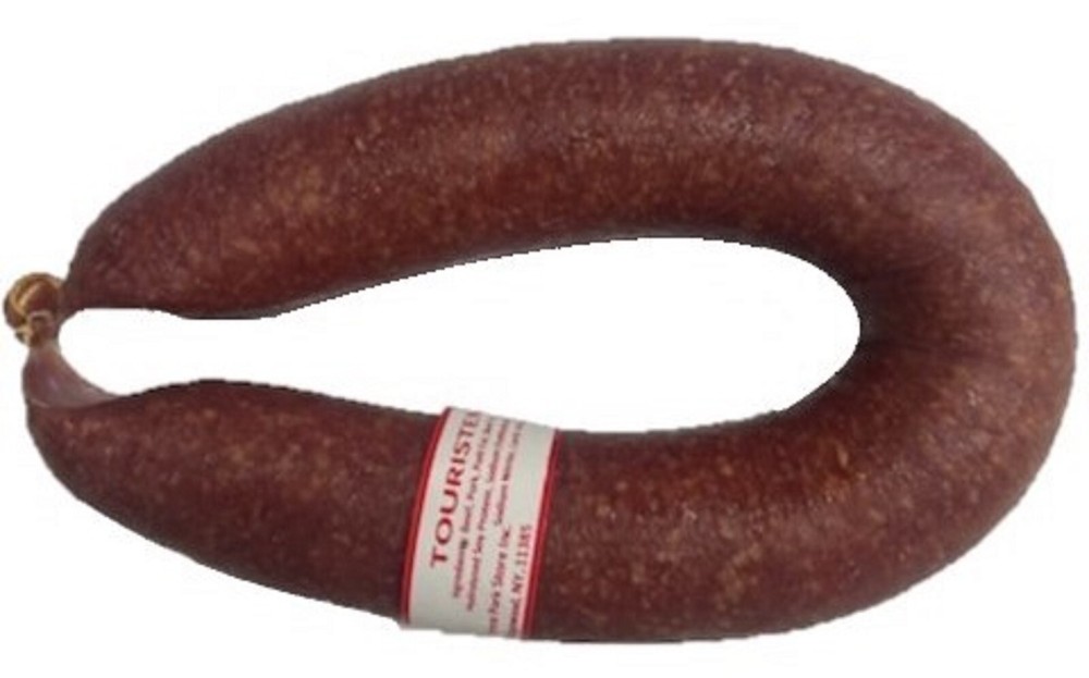 German Touristenwurst Ring Salami 1.25Lbs By Forest Pork Store