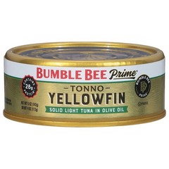 Yellowfin Tuna in Olive Oil Wild Caught High Protein Canned Fish Gluten Free Non