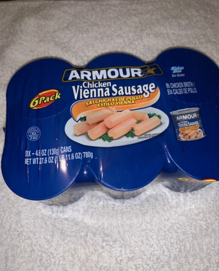 Armour 6 Pack Chicken Vienna Sausage Great For Dinner Recipe