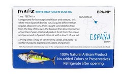 Matiz España Bonito Del Norte 4 Ounce White Meat Tuna in Olive Oil 12 Tins