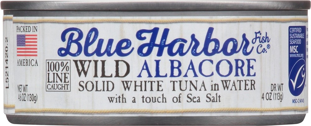 Blue Harbor Tuna Albacore Wild Salad With Salt 4.6 oz (Pack of 12)