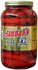 Hot Pickled Sausage 39 Ct. Gallon Jar