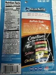 NEW (4) StarKist Chicken Creations BOLD Buffalo Style + Variety 2.6 oz Pouch