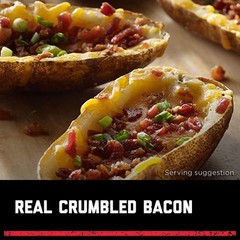 Flavorful Real Bacon Crumble Topping – Pack of Two 4.3oz Pouches for Easy Use
