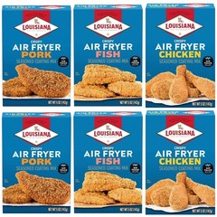 Flavorful Air Fry Variety Pack – 6 Packs of 5 oz Coating Mix for Quick Dinners