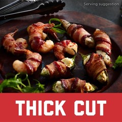HORMEL BLACK LABEL Fully Cooked Bacon Thick Bacon Snacks for Breakfast, 10.5…