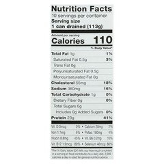 Pack of 10 Chunk Light Tuna Canned in Water High Protein Gluten Free Snack New