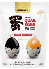 New The Snack Yard Flavored Quail Eggs – 54 Count X .26 oz, Chinese New Year!
