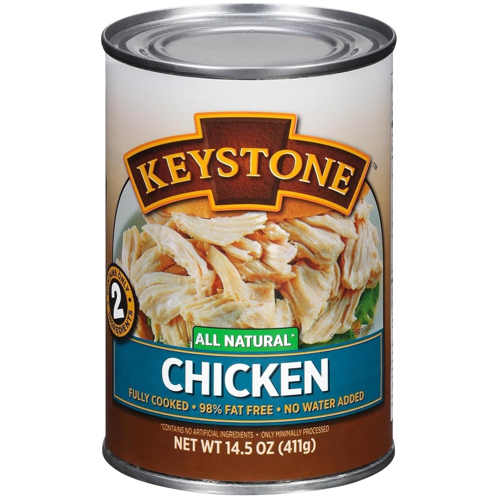 Keystone All Natural Canned Chicken 14.5 Oz Fully Ounce (Pack of 1)