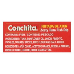 12 Pack Conchita Foods Tuna Fish Dip, Zesty Flavor, 4 oz Each, Seafood Spread