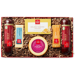 Hickory Farms Beef Summer Sausage & Cheese Medium Gift Box | Gourmet Food Gift