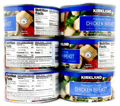 Kirkland Premium Chunk Chicken Breast In Water Extra Lean 12.5 oz (Pack of 6)