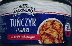 MARINERO Tuna Pieces In Own Sauce, 185 g/130 g