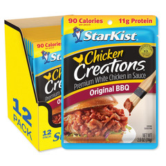 Chicken Creations Classic BBQ – 2.6 Oz Pouch (Pack of 12)