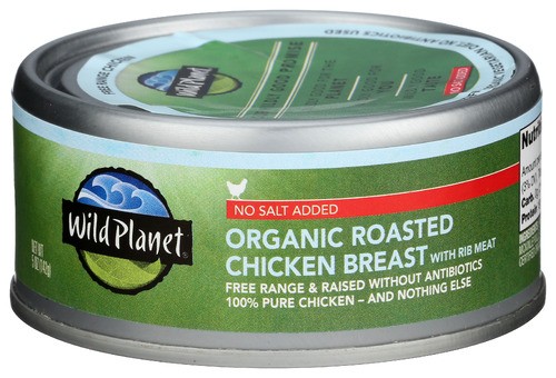Wild Planet Chicken Breast Roasted No Salt 5 oz (Pack of 12)