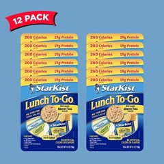 Lunch To-Go Albacore Mix Your Own Tuna Salad 4.1 Ounce Kit 12 Pack