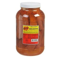 Miller’s Hot Bologna, 56 oz. deluxe jumbo jar