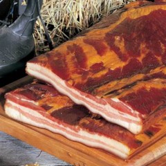 Slab Bacon Low Salt Skinless fully cooked Smoked EXTRA LEAN !! US SALLER !!