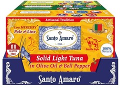 Santo Amaro 3 Flavor Variety Pole & Line Wild Tuna Fillets in Virgin Olive Oil