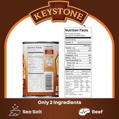 Fully Cooked Ground Beef Canned Ready To Eat 28 Oz 2 Pack Shelf Stable Survival