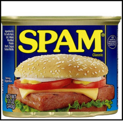 Spam Classic, Pork Ham, Luncheon Meat, No Trans Fat, 12 Ounce Can, Pack of 12