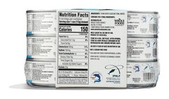 No Salt Added Albacore Tuna 6-Pack, 5 Ounce Cans in Water for Healthy Meals