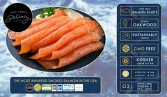 Smoked Salmon Nova – Most Awarded, Pre-Sliced, Fully Trimmed, Skin-Off Salmon