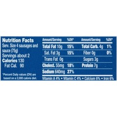 Barbecue Flavored Vienna Sausage – Canned, 4.6 Oz, Pack of 24